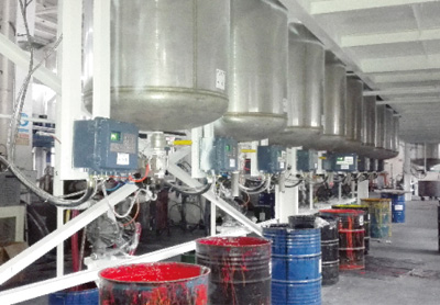 在油漆調(diào)色配料系統(tǒng)中的應(yīng)用 在油漆調(diào)色配料系統(tǒng)中的應(yīng)用